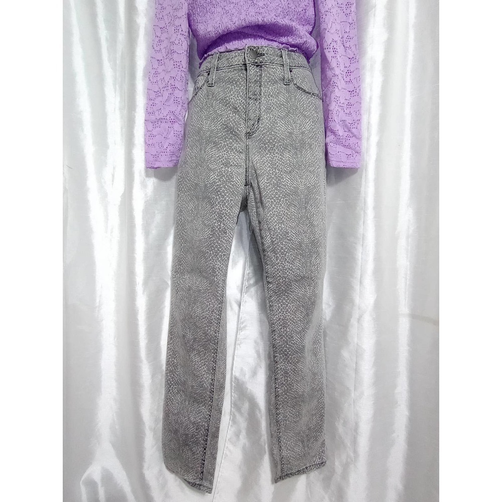 Universal Thread Snake Jeans Python Gray White Pa… - image 2